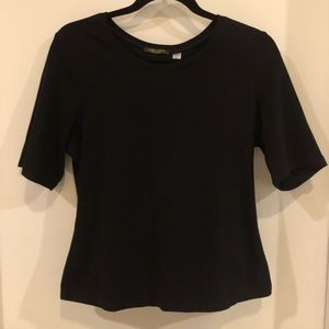 Louis Vuitton Uniformes T-shirt black short sleeve